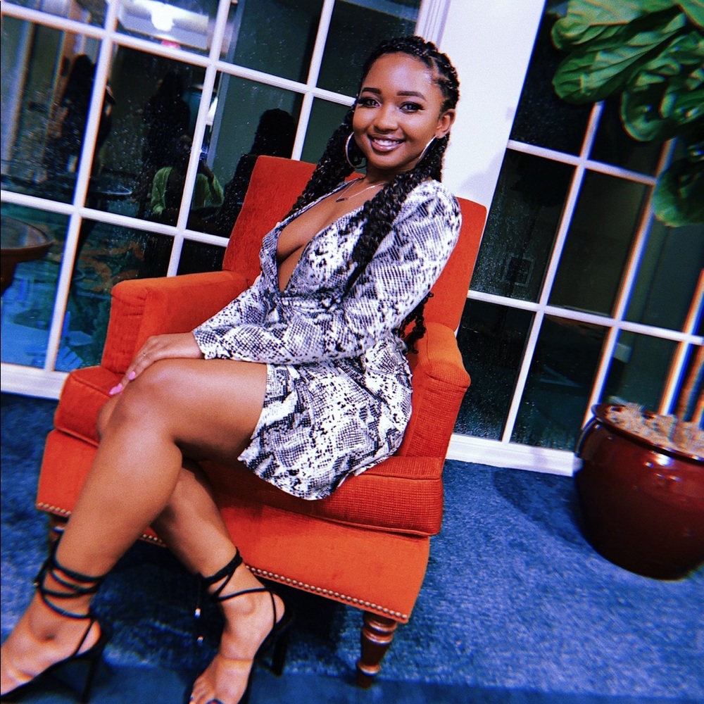 Serpent Mini Dress